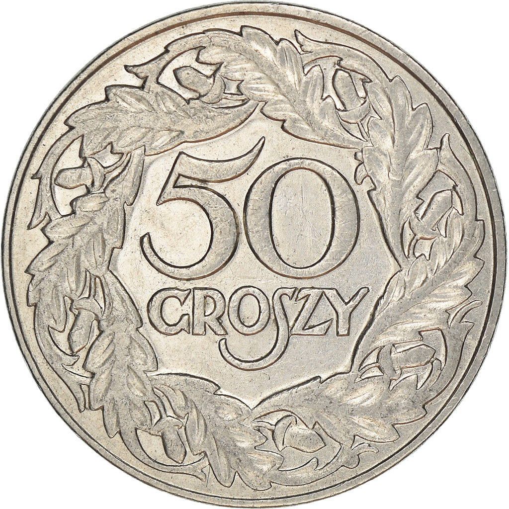 Monnaie, Pologne, 50 Groszy, 1923, SUP, Nickel, KM:13