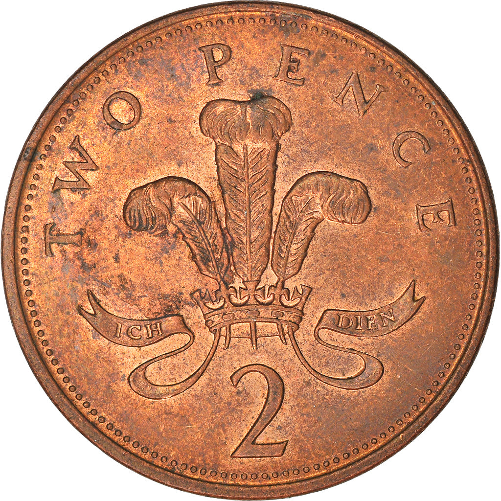 Moneda, Gran Bretaña, Elizabeth II, 2 Pence, 2003, MBC, Cobre chapado en acero