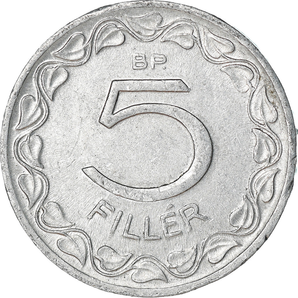 Monnaie, Hongrie, 5 Filler, 1959, Budapest, TTB, Aluminium, KM:549