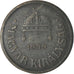 Moneta, Ungheria, 2 Filler, 1939, Budapest, BB, Bronzo, KM:506