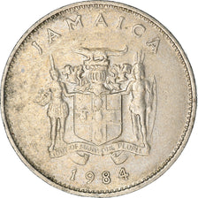 Monnaie, Jamaica, Elizabeth II, 10 Cents, 1984, Franklin Mint, TTB