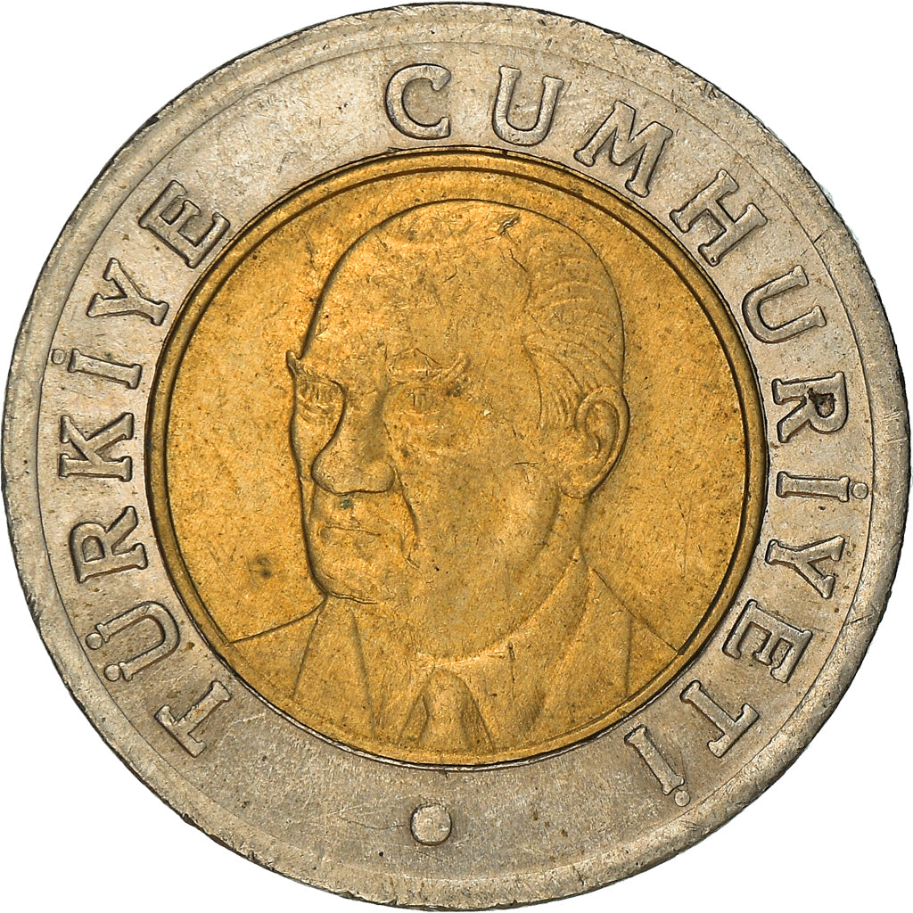 Coin, Turkey, New Lira, 2005, Istanbul, EF(40-45), Bi-Metallic, KM:1169