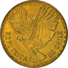 Moneda, Chile, 10 Centesimos, 1967, Santiago, MBC, Aluminio - bronce, KM:191
