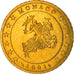 Monaco, 50 Euro Cent, 2001, Paris, MS(63), Brass, KM:172