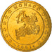 Monaco, 50 Euro Cent, 2001, Paris, MS(63), Brass, KM:172