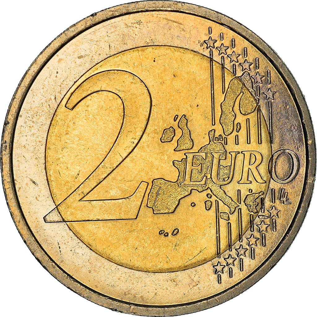 Monaco, 2 Euro, 2001, Paris, MS(63), Bi-Metallic, KM:174