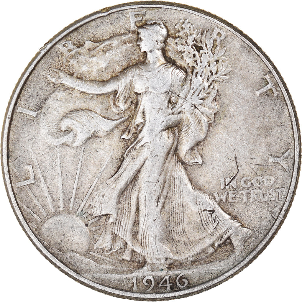 Moneta, Stati Uniti, Walking Liberty Half Dollar, Half Dollar, 1946, U.S. Mint