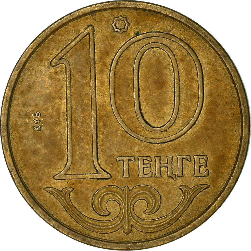 Coin, Kazakhstan, 10 Tenge, 2011, Kazakhstan Mint, EF(40-45), Nickel-brass
