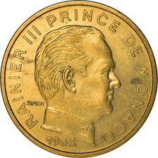 Coin, Monaco, Rainier III, 50 Centimes, 1962, EF(40-45), Aluminum-Bronze