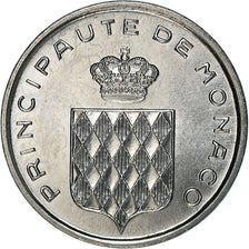Coin, Monaco, Rainier III, Centime, 1976, MS(63), Stainless Steel, KM:155