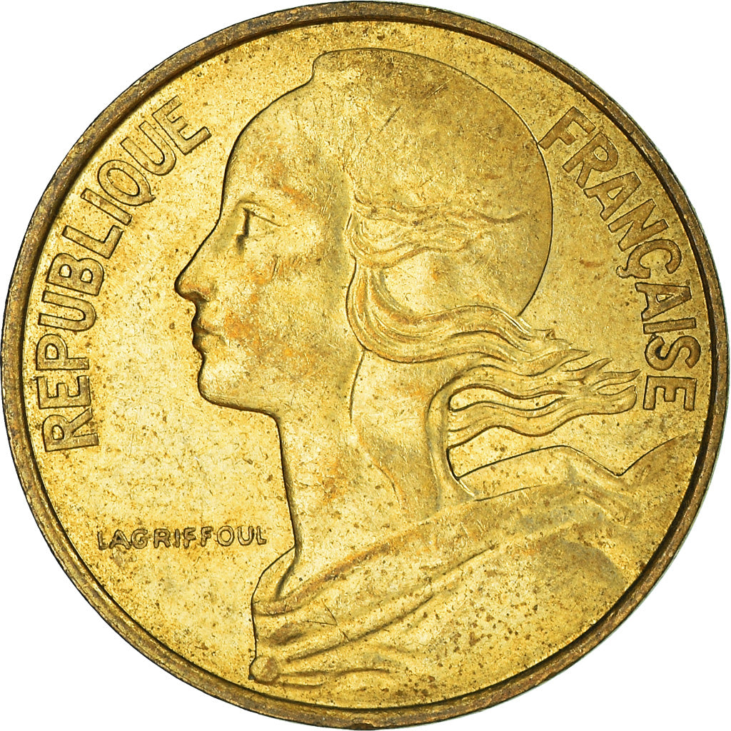 Moneda, Francia, 10 Centimes, 1986