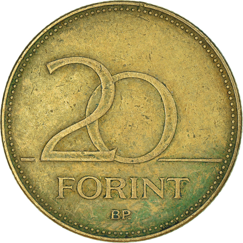 Moeda, Hungria, 20 Forint, 1995