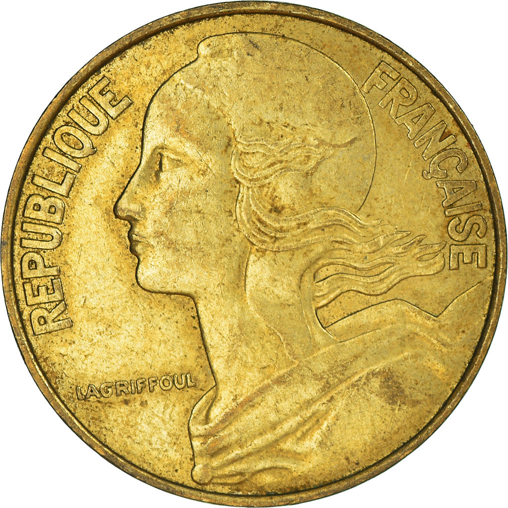 Munten, Frankrijk, 20 Centimes, 1985