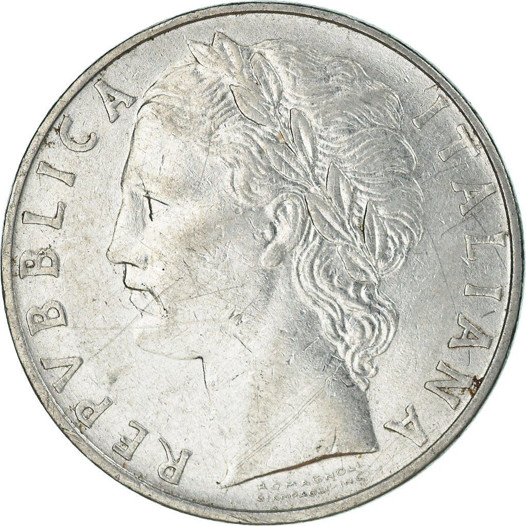 Moneda, Italia, 100 Lire, 1968