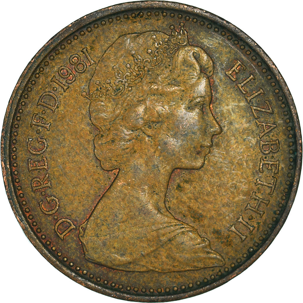 Coin, Great Britain, New Penny, 1981