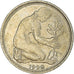 Moneda, ALEMANIA - REPÚBLICA FEDERAL, 50 Pfennig, 1990