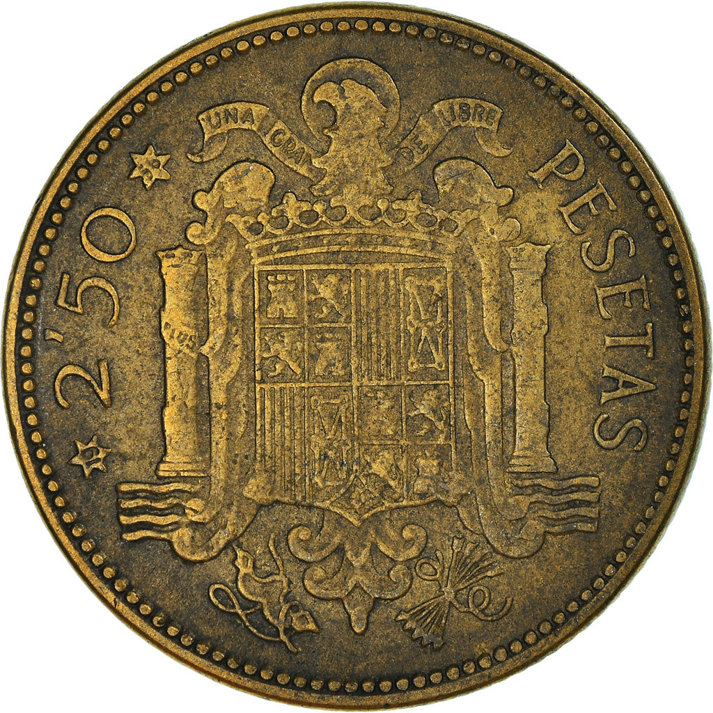 Moneta, Spagna, 2-1/2 Pesetas