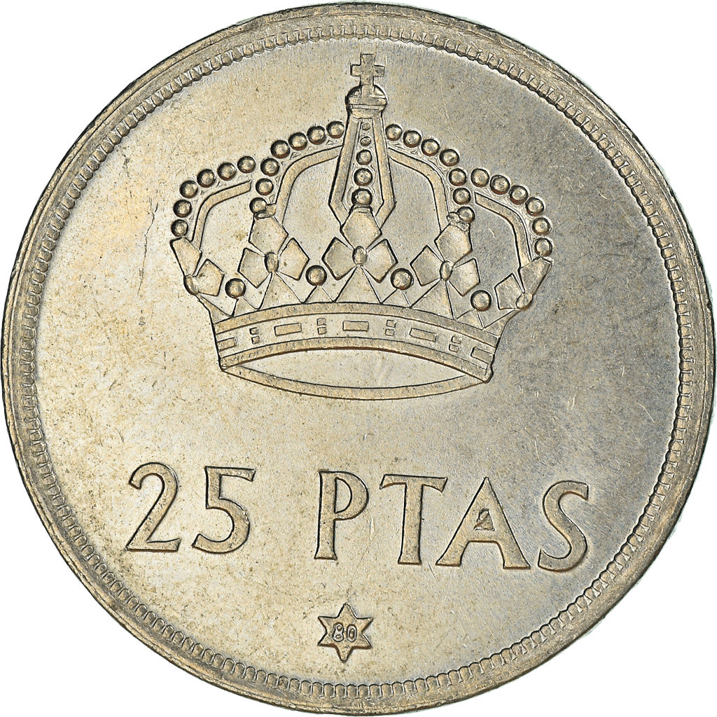 Monnaie, Espagne, 25 Pesetas