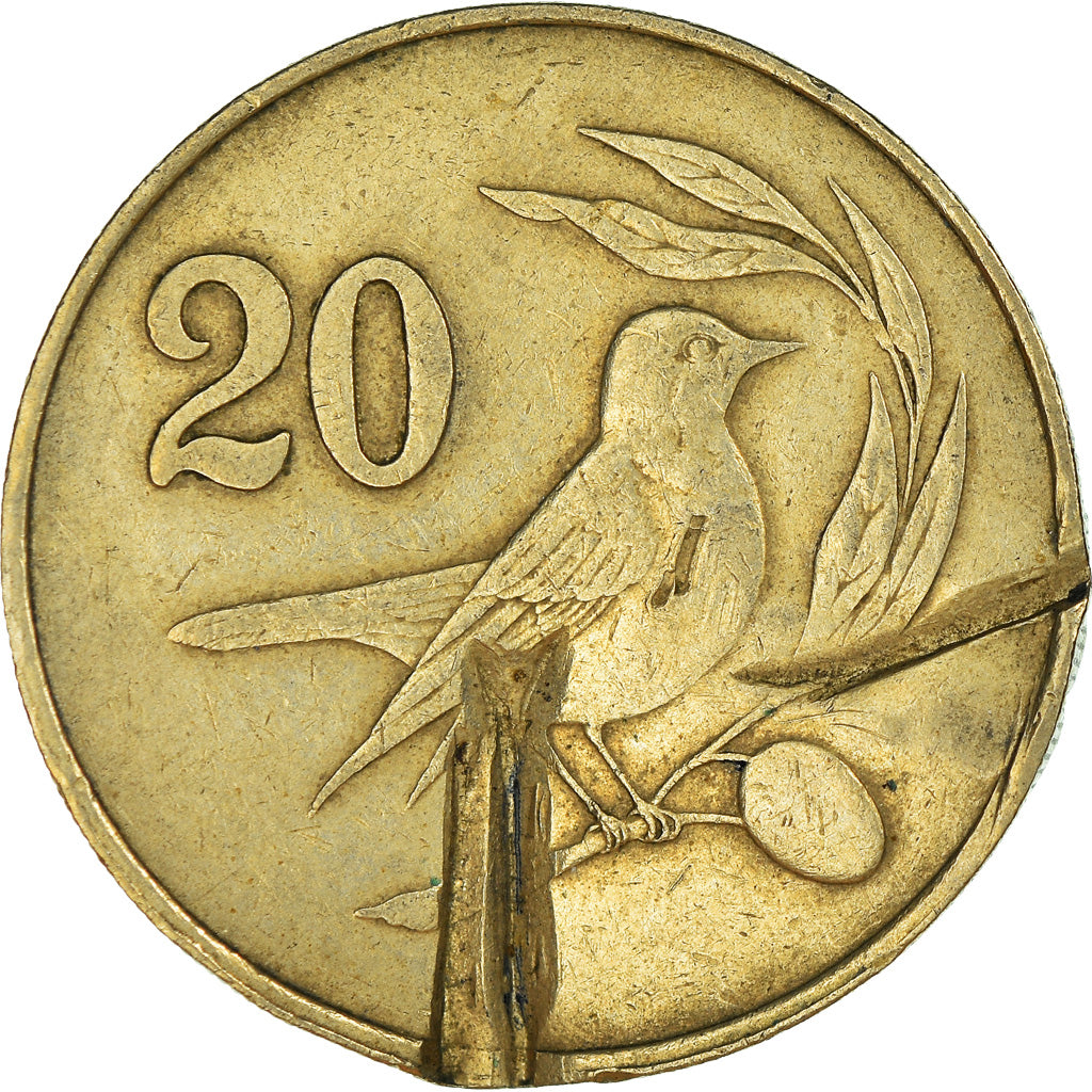 Moneda, Chipre, 20 Cents, 1983
