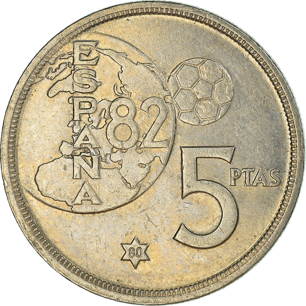 Hiszpania, 5 Pesetas, 1980 (80)