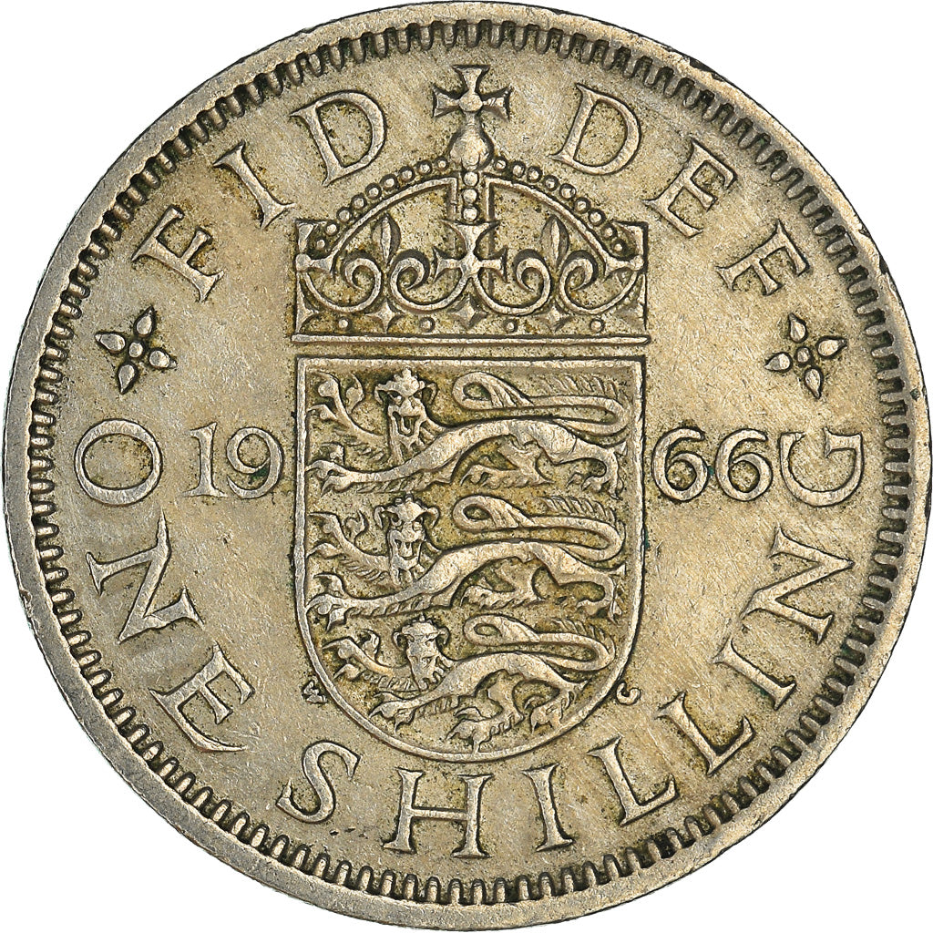 Moneta, Wielka Brytania, Shilling, 1966