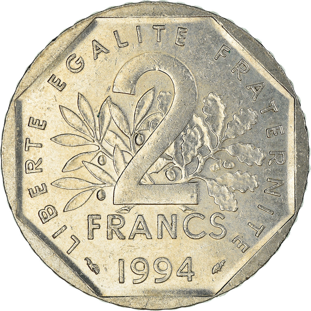 Coin, France, 2 Francs, 1994
