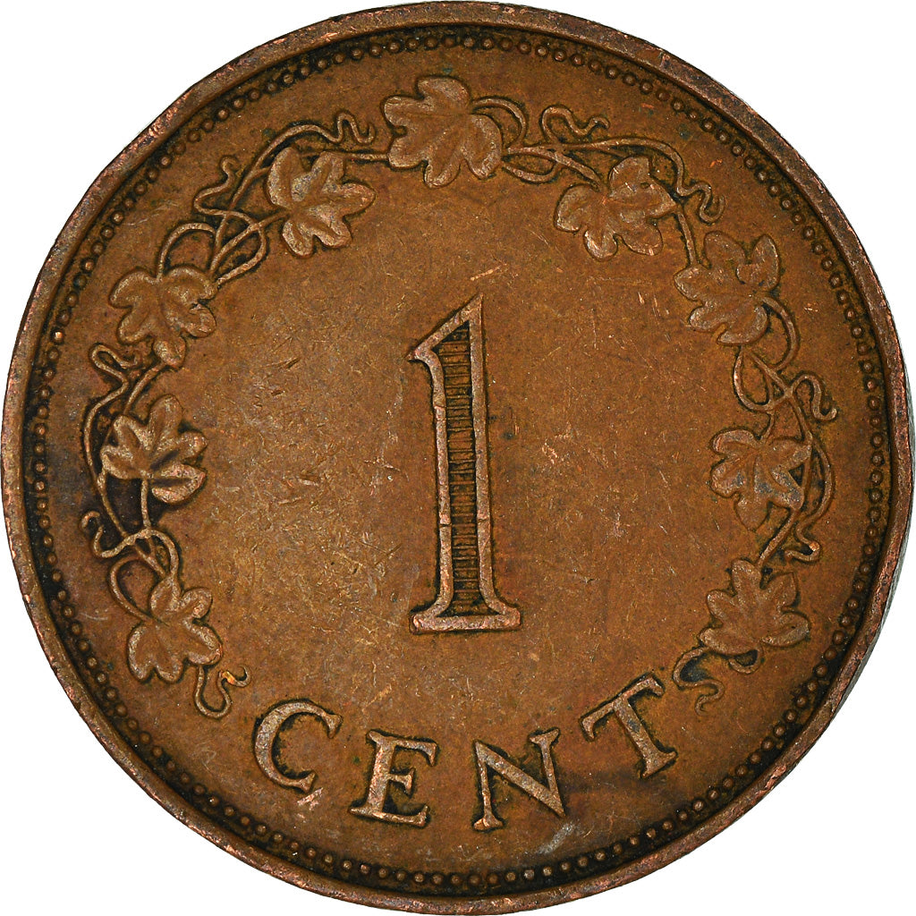 Coin, Malta, Cent, 1972