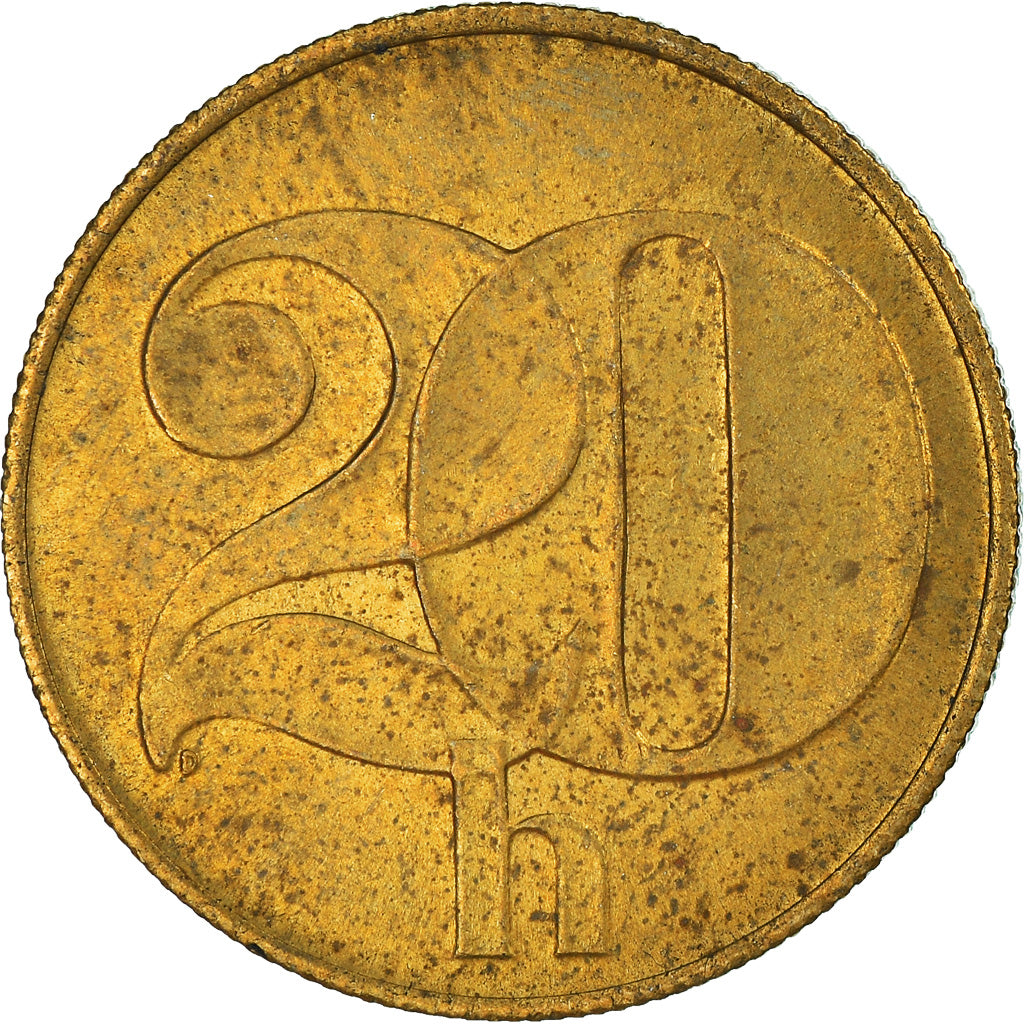 Monnaie, Tchécoslovaquie, 20 Haleru, 1991
