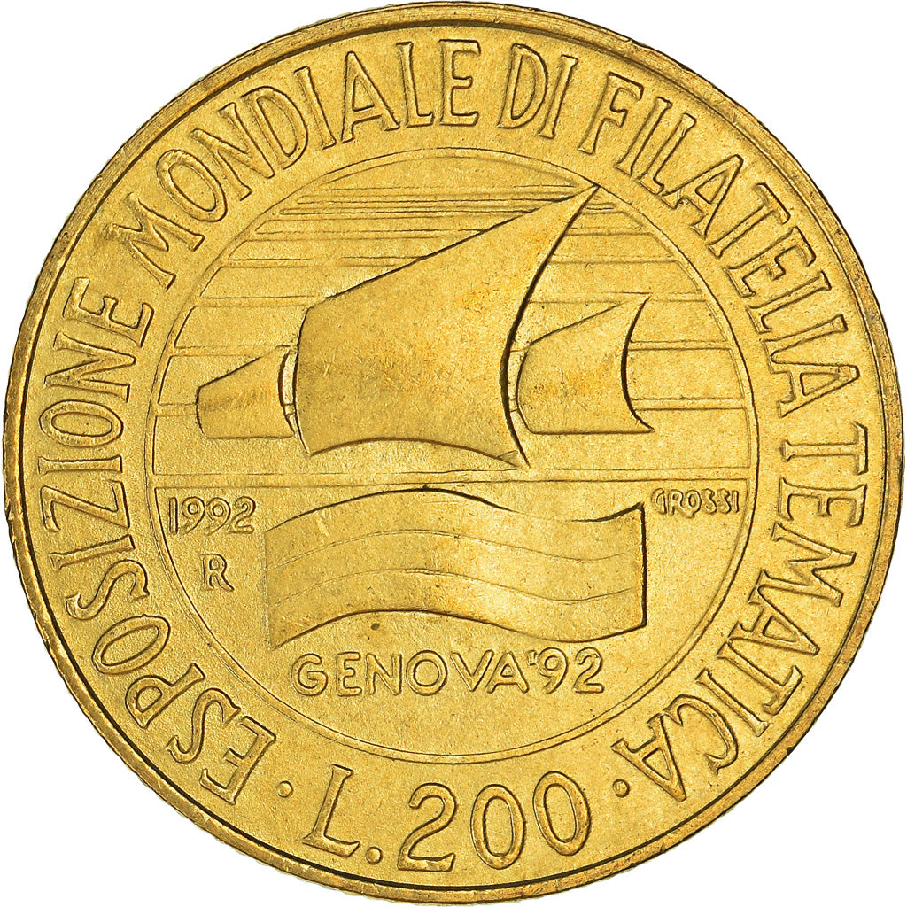 Munten, Italië, 200 Lire, 1992