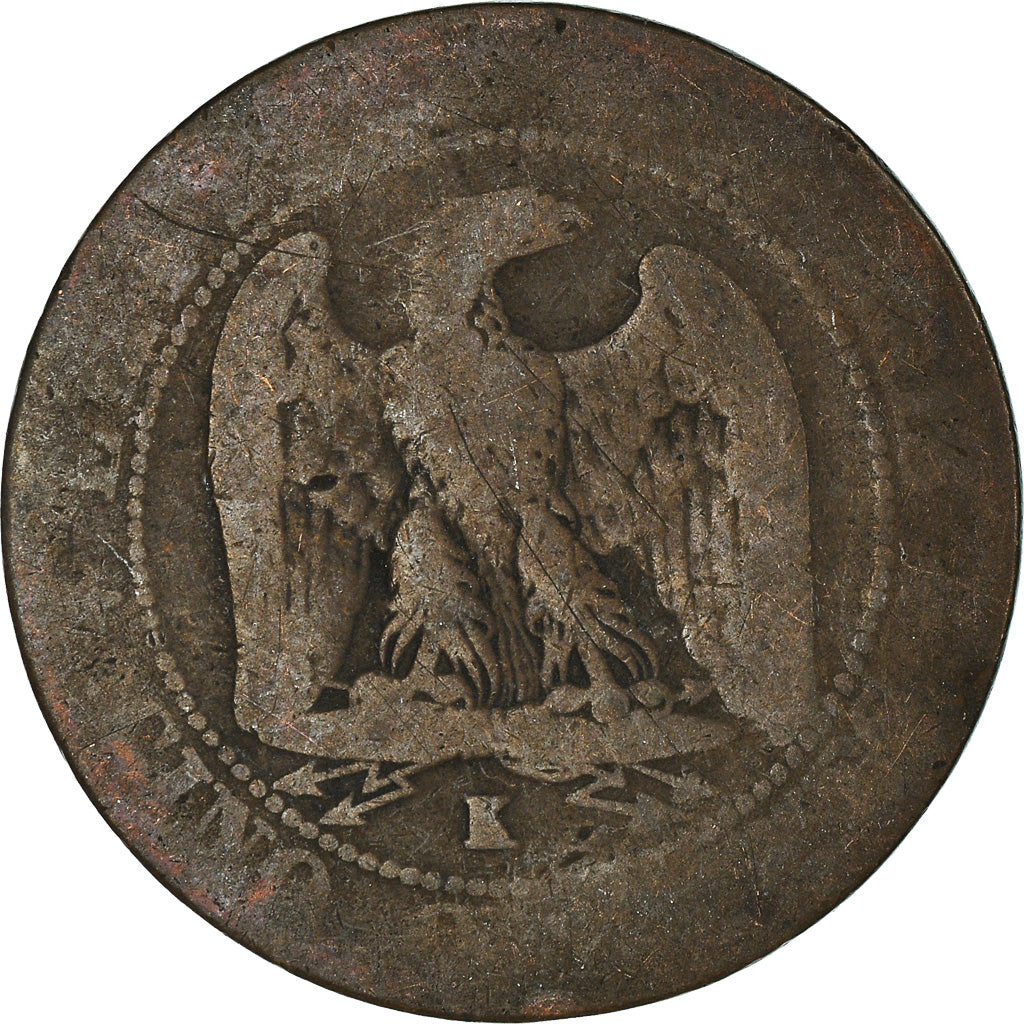 Coin, France, 5 Centimes, 1864