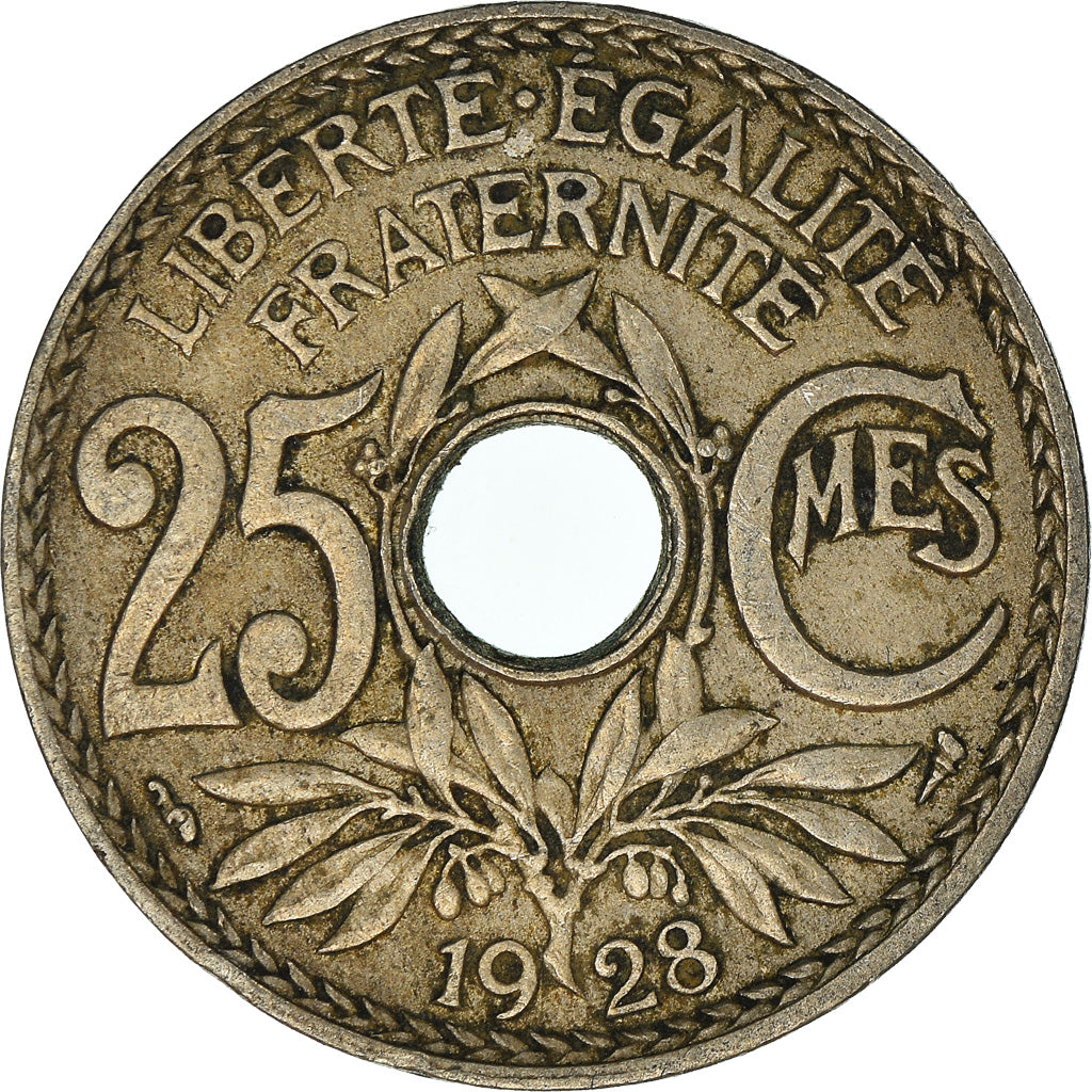 Coin, France, 25 Centimes, 1928