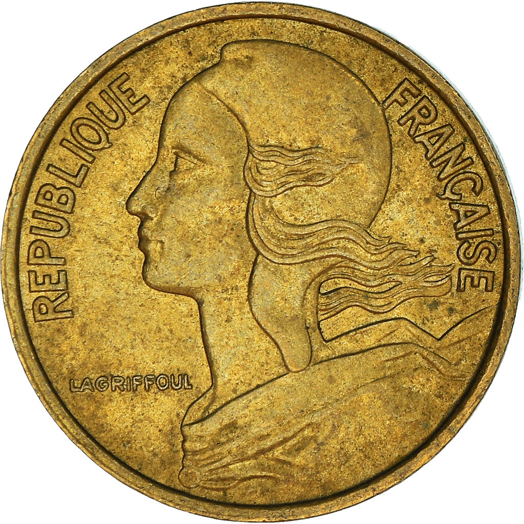 Moneta, Francja, 5 Centimes, 1969