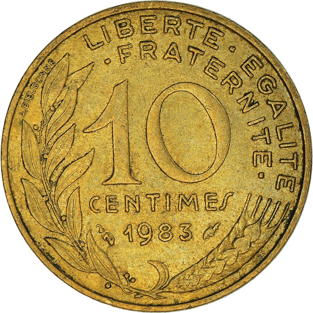Munten, Frankrijk, 10 Centimes, 1983