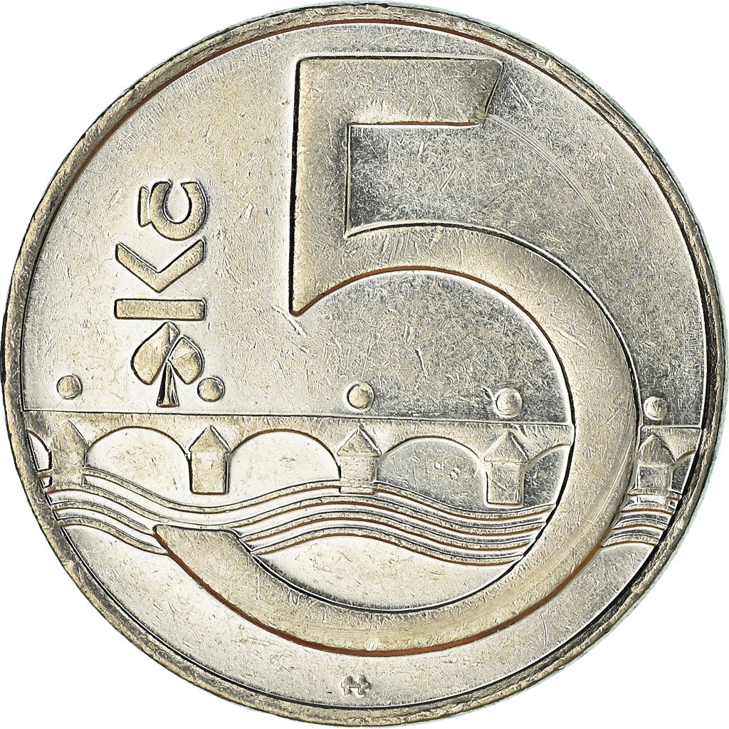 Münze, Tschechische Republik, 5 Korun, 1994