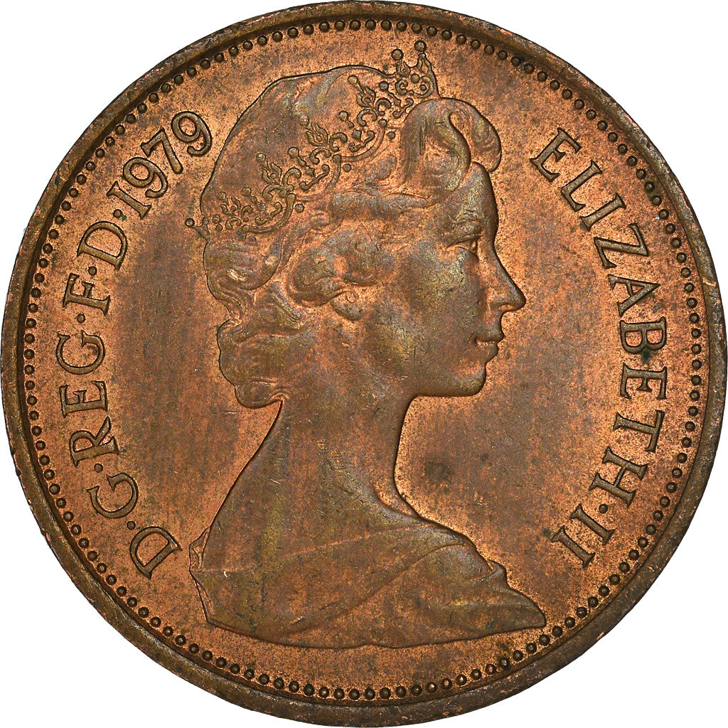 Moneda, Gran Bretaña, 2 New Pence, 1979