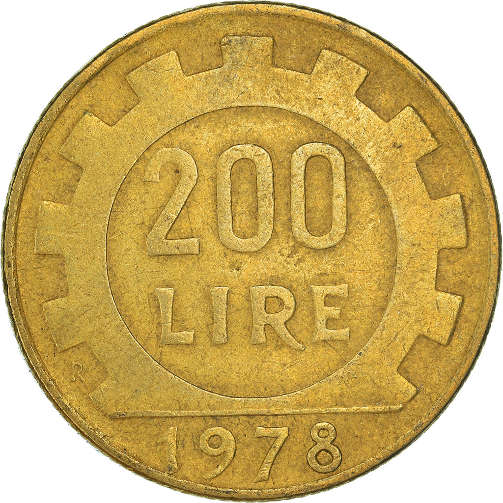 Monnaie, Italie, 200 Lire, 1978