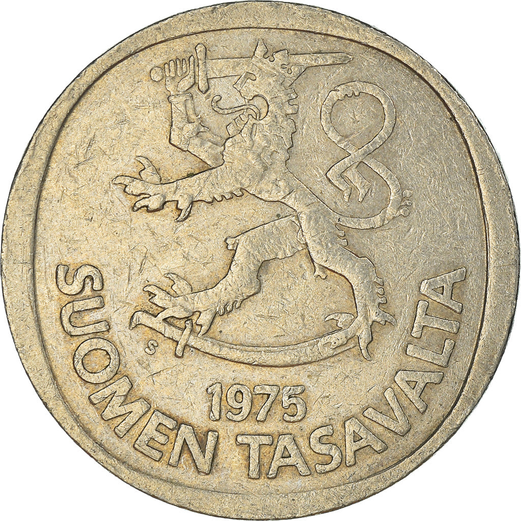 Münze, Finnland, Markka, 1975