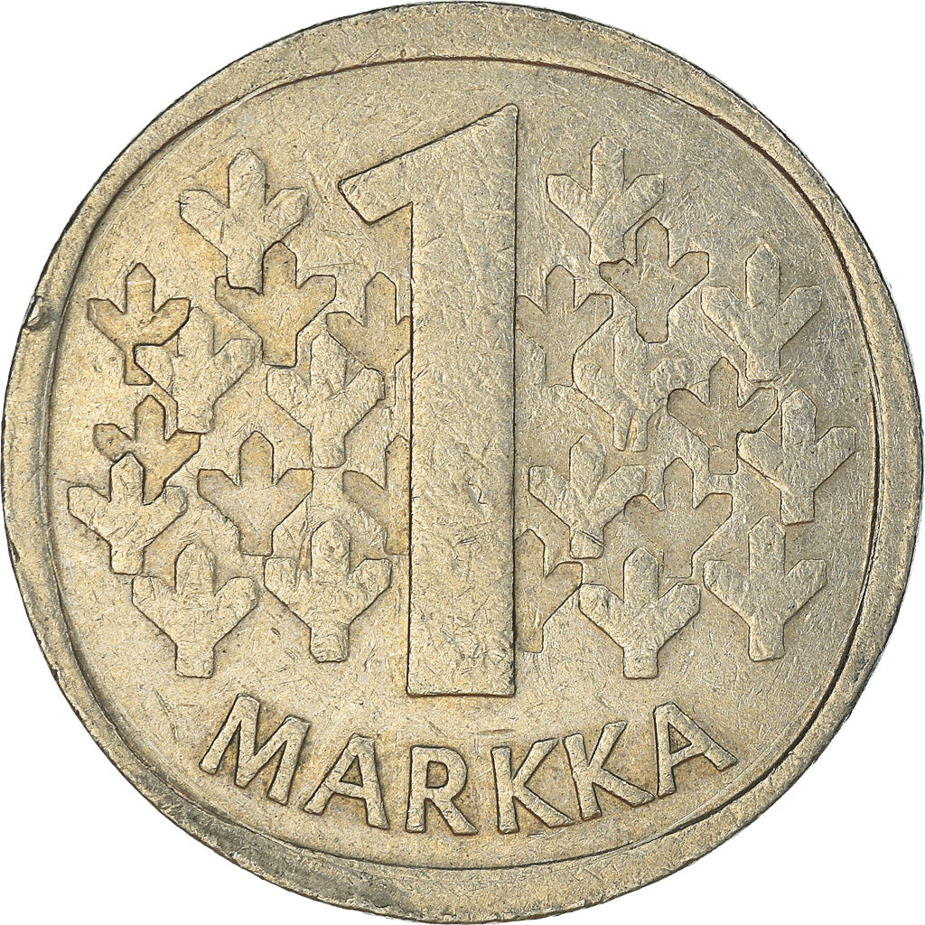Münze, Finnland, Markka, 1975