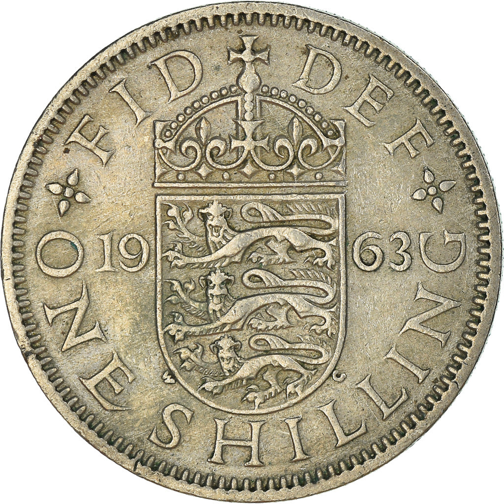 Monnaie, Grande-Bretagne, Shilling, 1963