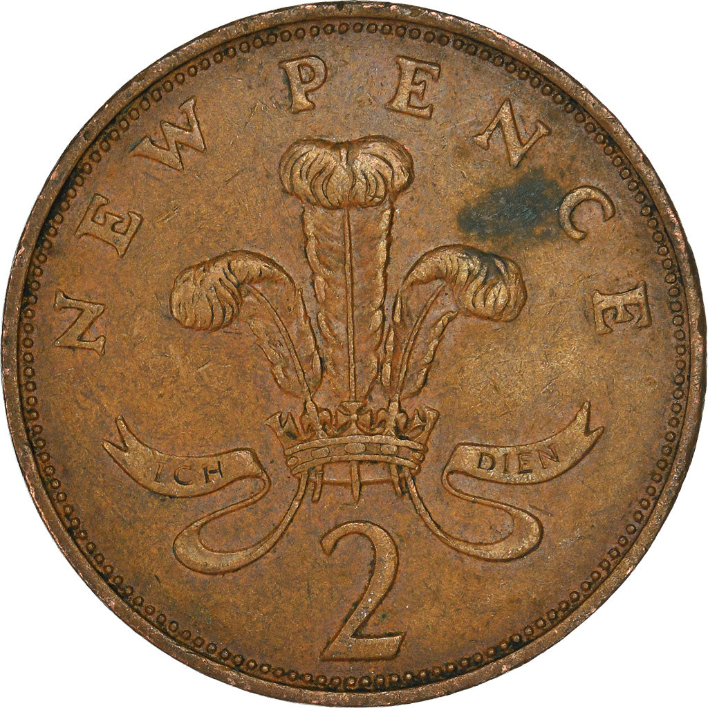 Münze, Großbritannien, 2 New Pence, 1971