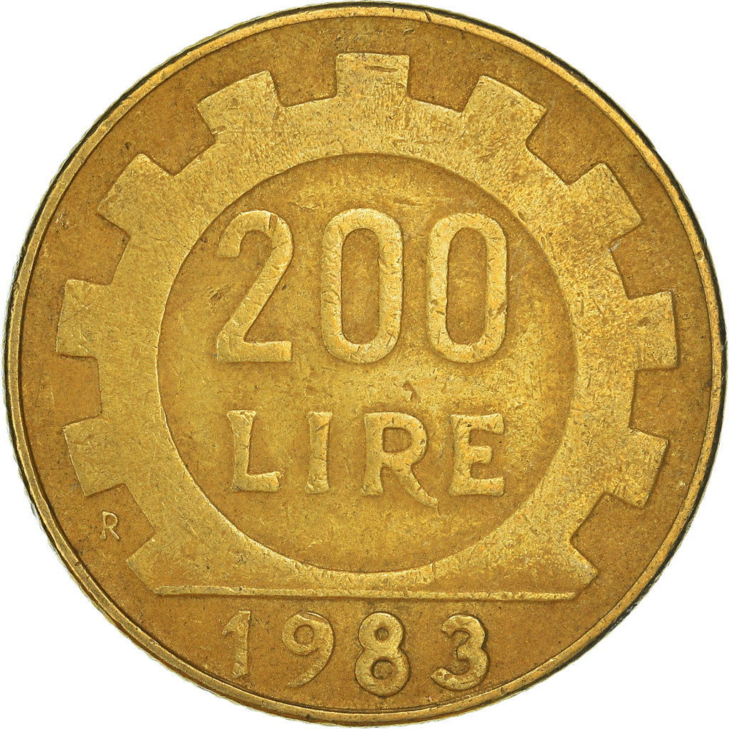 Monnaie, Italie, 200 Lire, 1983