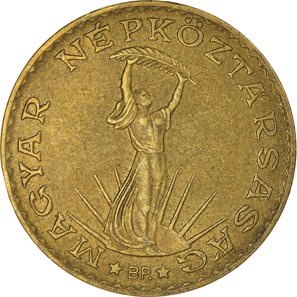 Moeda, Hungria, 10 Forint, 1989