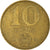 Moeda, Hungria, 10 Forint, 1989