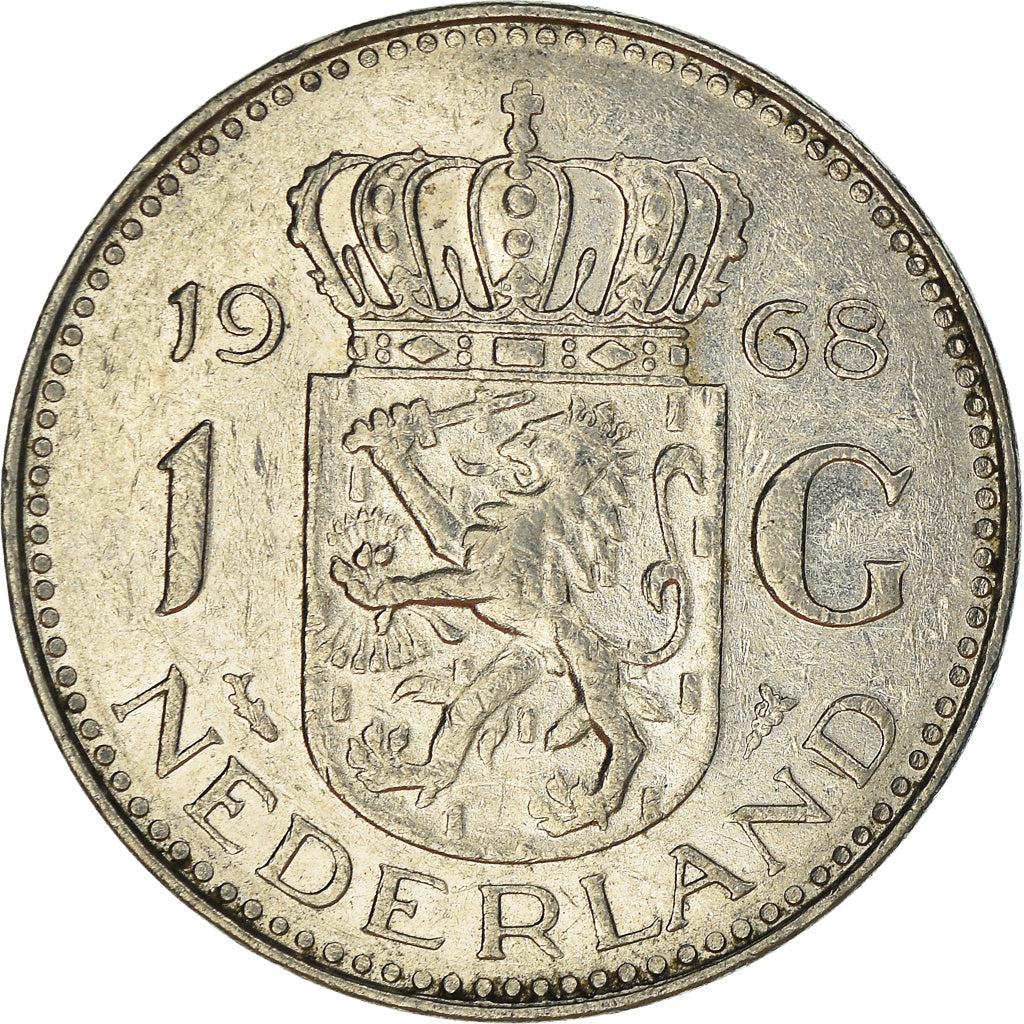 Moneda, Países Bajos, Gulden, 1968
