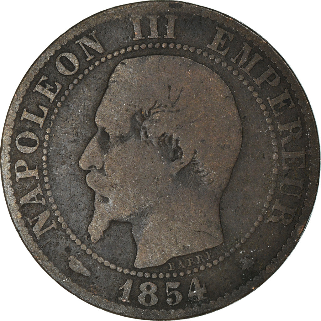 Monnaie, France, 5 Centimes, 1854