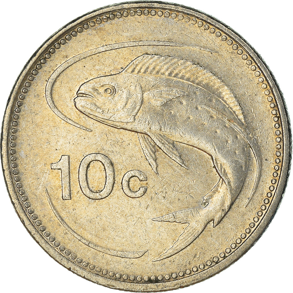 Moneta, Malta, 10 Cents, 1998