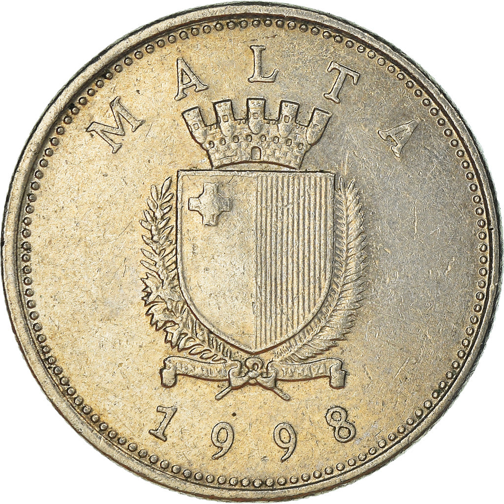 Moneta, Malta, 10 Cents, 1998