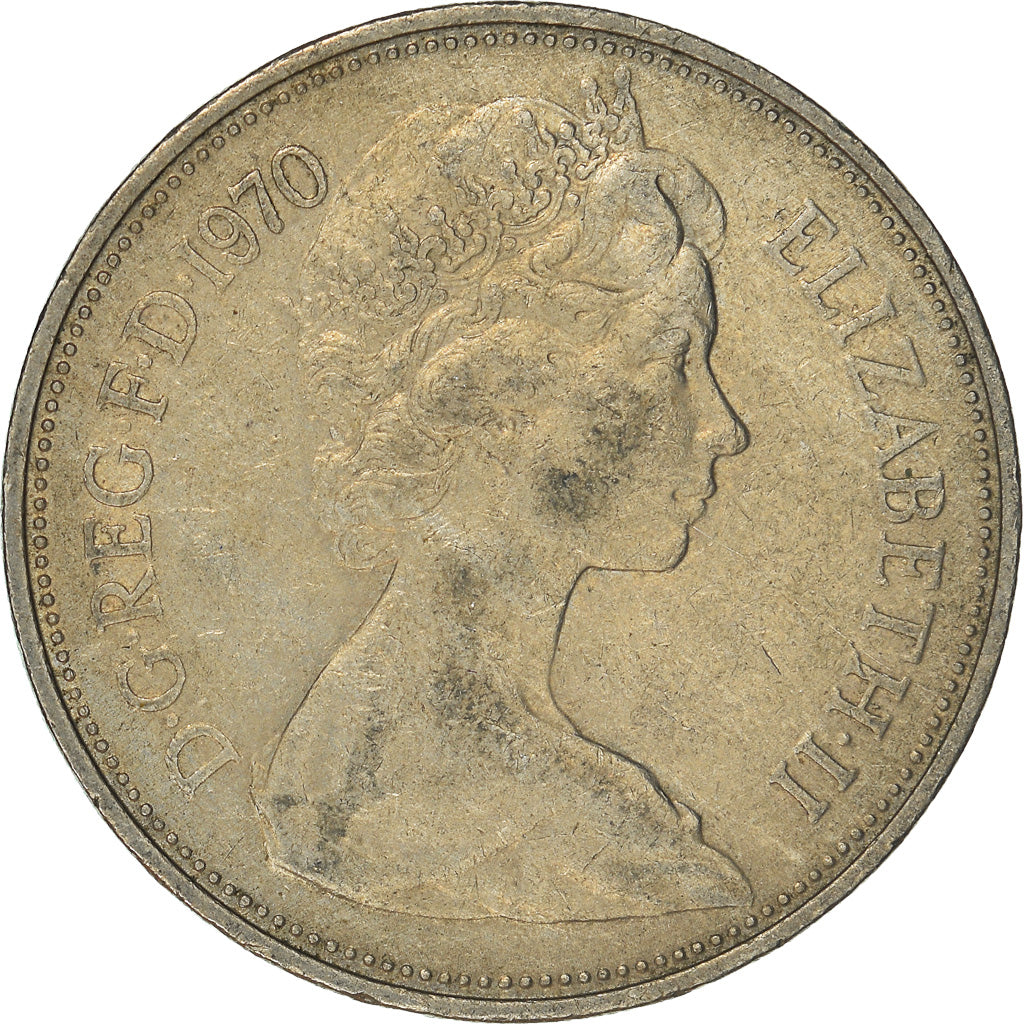 Monnaie, Grande-Bretagne, 10 New Pence, 1970