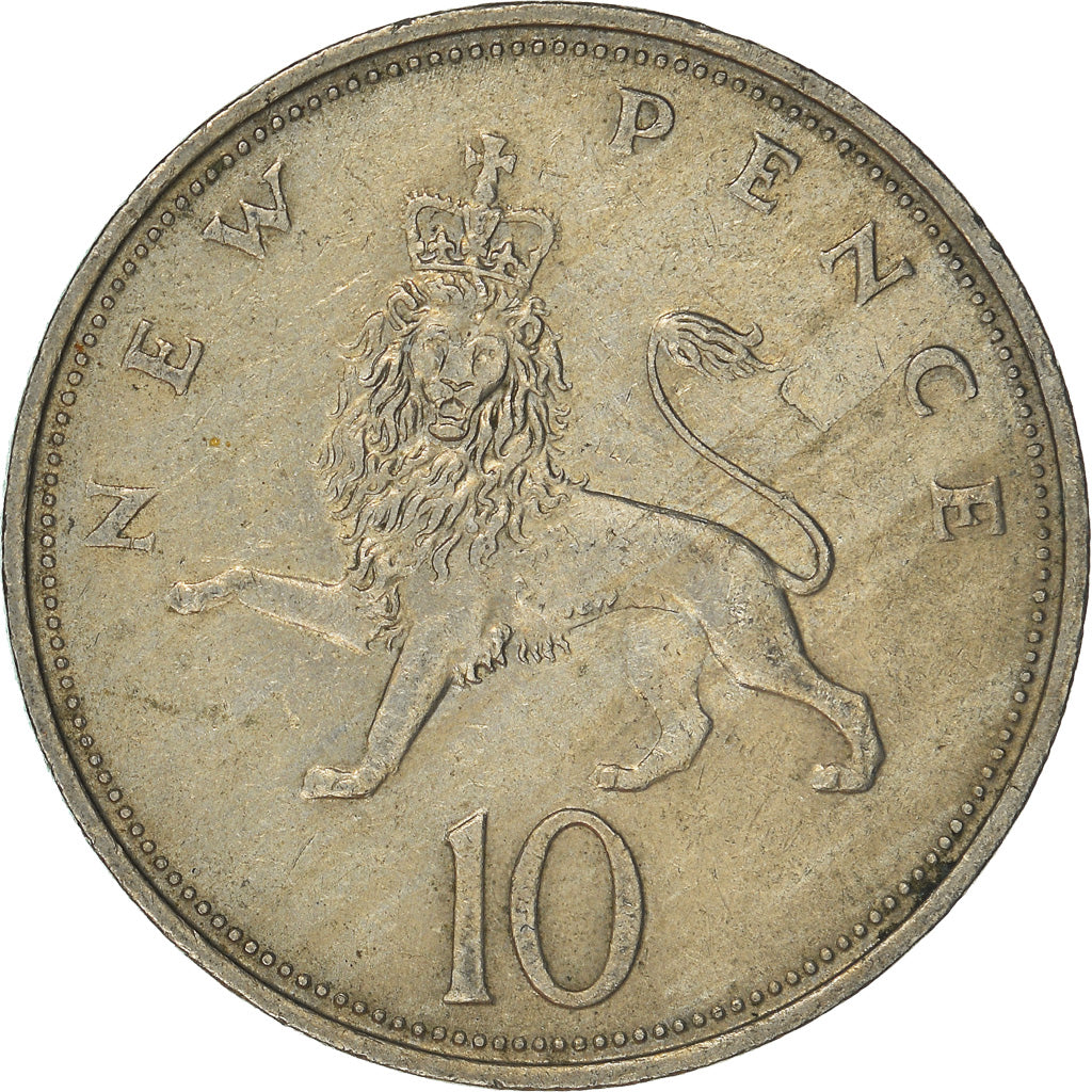 Monnaie, Grande-Bretagne, 10 New Pence, 1970