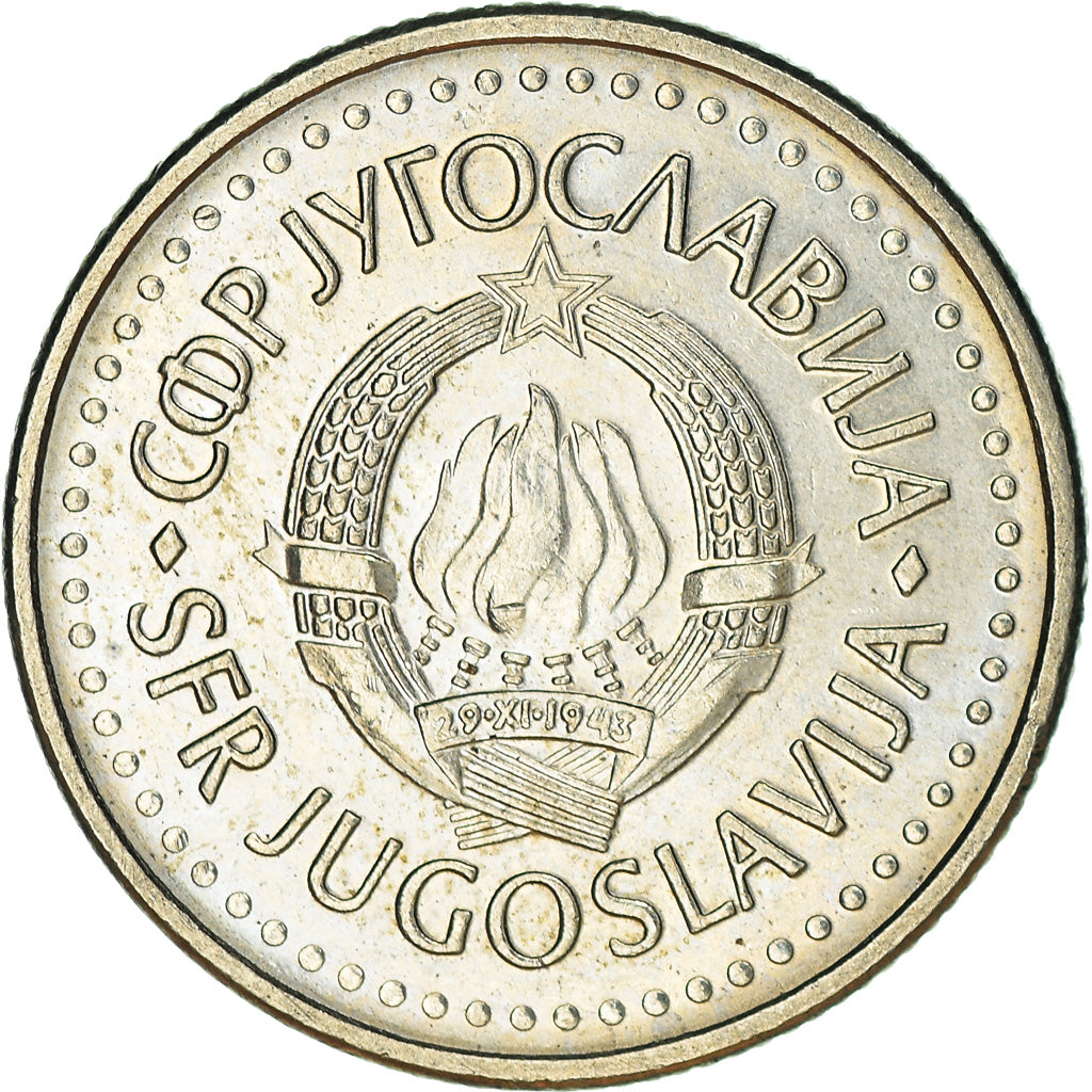 Munten, Joegoslaviëe, 10 Dinara, 1983